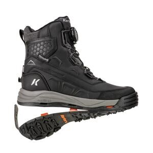 KORKERS Mens Size 13 Snowmageddon With SnowTrac Sole Black Boot (OB9601BK)